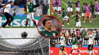 Las imágenes más llamativas de la histórica victoria de México sobre Alemania en el debut del Mundial de Rusia 2018.