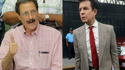 Mauricio Villeda del Partido Liberal y Salvador Nasralla del PAC.