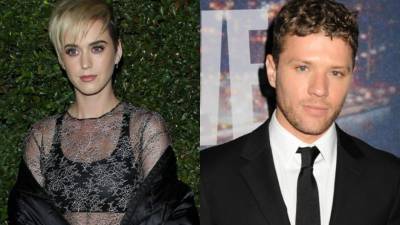 La cantante Katy Perry y el actor Ryan Phillippe.