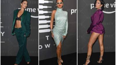 El show de la marca de lencería Savage x Fenty fue el evento más anticipado de la semana y también el más exclusivo. Famosos como Bella Hadid, Paris Hilton o Vanessa Hudgen asistieron al evento en el que además disfrutaron de un concierto encabezado por la barbarense.Mucho antes de que iniciara el show el encaje y la seda llenaron la alfombra roja del evento.