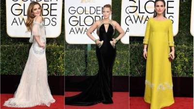 La élite del cine y la televisión desfiló por la alfombra roja de cara a los Globos de Oro. Las actrices Drey Barrymore, Blake Lively y Natalie Portman destacaron entre las más bellas de la noche.