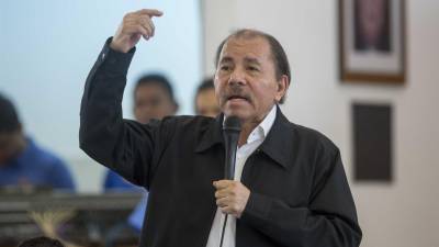 Daniel Ortega, cuestionado presidente de Nicaragua.