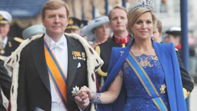 El Rey Guillermo y la Reina Máxima de Holanda.