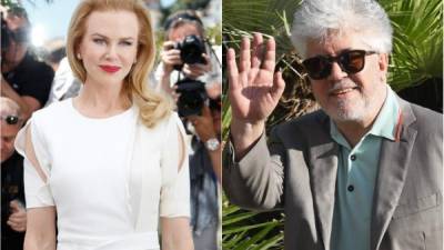 Nicole Kidman presentará tres películas. El director español Pedro Almodóvar será el presidente del jurado. Fotos: AFP