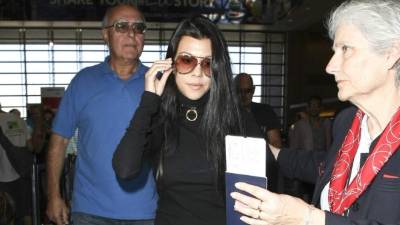 Kourtney Kardashian.