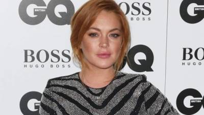 La actriz Lindsay Lohan.