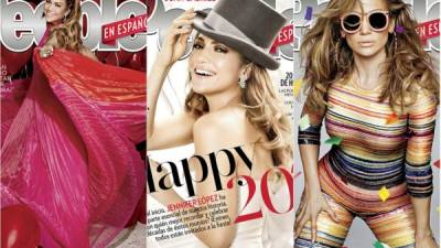 Con su sensualidad natural, Jennifer López celebra los 20 años de la revista “People en Español”.