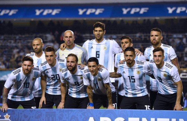 Plantilla de la selección de Argentina que compite en el Mundial Rusia 2018.