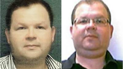 Estas dos fotografías muestran el aspecto actual y anterior del exjefe de compras del IHSS José Zelaya , a quien se le sindica de ser uno de los cerebros del saqueo de la institución. Su esposa Michelle Rojas se encuentra presa en la cárcel de mujeres.