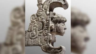 Parte de la exposición Maya en París. EFE