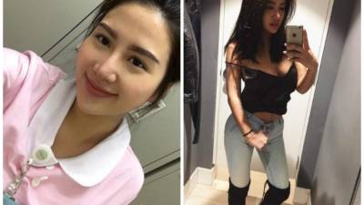 Si te duele la cabeza o el corazón, esta sexy enfermera te puede ayudar a calmar tu dolor.