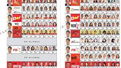 Por multitud de alianzas, el diseño de las papeletas de Libre tardó más de lo usual.