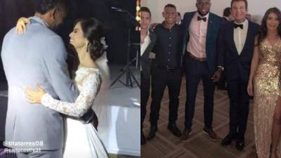 El delantero Carlo Costly y su amada Karen Torres se casaron la noche del sábado en una espectacular boda. Tras contraer nupcias, se trasladaron al Club Hondureño Árabe para celebrar en una fiesta privada. Conocé a los personajes que se hicieron presentes. Fotos Instagram.