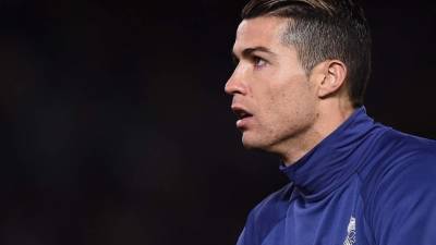 El astro del fútbol portugues Cristiano Ronaldo.