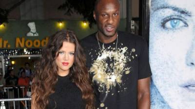 Khloé Kardashian y Lamar Odom.