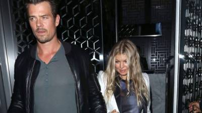 Josh Duhamel y Fergie en una foto de archivo.