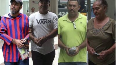 Osmín Edilberto Jiménez, alias Peto Peludo, supuesto cabecilla; José Osael Quintero Jiménez, Luis Fernando Herrera y María Raquel Jiménez Castro son los acusados.