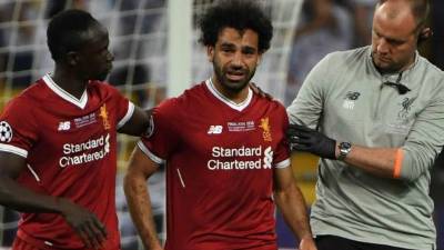 Mohamed Salah es el cuarto jugador con más goles (33) en toda la historia de la Selección de Egipto. FOTO AFP Paul ELLIS