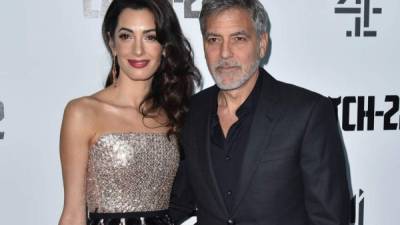 Amal y George Clooney. Amal es una abogada de origen libanés y nacida en Beirut.