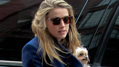 La actriz Amber Heard