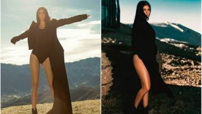 La foto polémica de Kourtney Kardashian que compartió en su cuenta de Instagram.