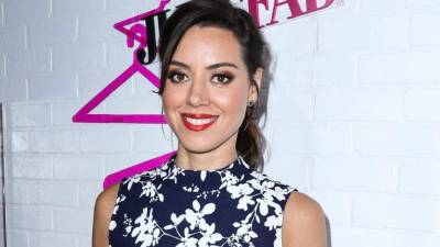 La actriz Aubrey Plaza.