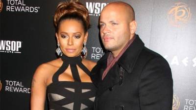 Stephen Belafonte durante su ya extinto matrimonio con Mel B. DPA.