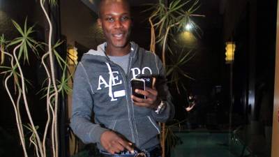 Román Rubilio Castillo en el hotel de concentración de la Selección de Honduras.