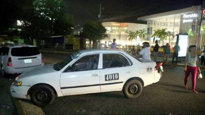 El ataque del punto de taxis fue el viernes comenzando la noche.