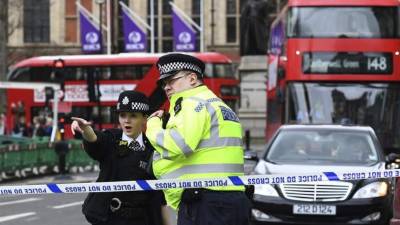 Agentes de policía británicos. EFE/Archivo