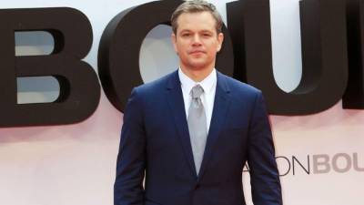 El actor Matt Damon