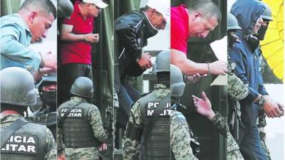 Los acusados se entregaron voluntariamente a la justicia hondureña el 26 de febrero de 2015, posteriormente un juez les dictó detención preventiva.