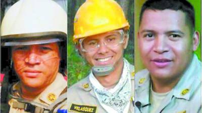 En la imagen: Óscar Madrid (fallecido), Ever Velásquez (sobreviviente) y Frank Obilson Santos ( fallecido).