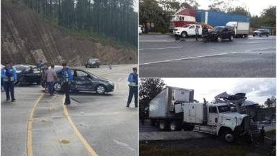Afortunadamente no se reportaron personas muertas, pero sí un herido identificado como Geovanny Colindre.