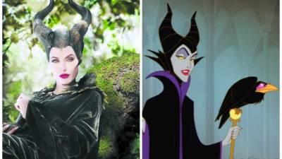 Maléfica: Angelina Jolie debutó en las cintas infantiles al dar vida a la villana del cuento “La bella durmiente”.