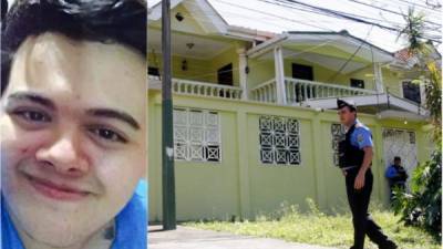 En esta casa de la colonia Jardines del Valle ocurrió el asesinato del estudiante Byron Alexis Tenorio.