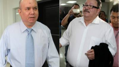Rodolfo Padilla y Óscar Kilgore ayer en el juzgado.