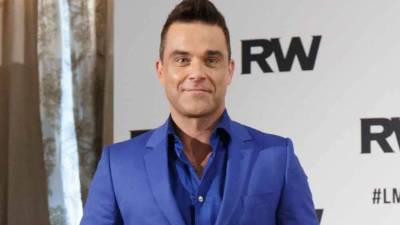 El cantante británico Robbie Williams.