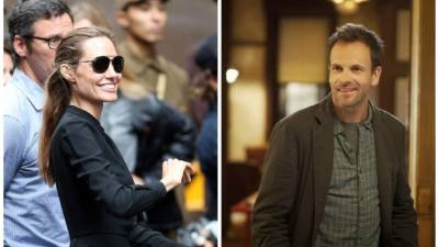 Angelina y Jonny Lee Miller.