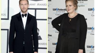 Calvin Harris y Adele.
