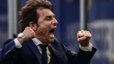 Antonio Conte ganó con el Inter su último título como director técnico.