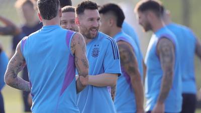 Lionel Messi se reporta lista para su estreno en la Copa del Mundo de Qatar 2022.