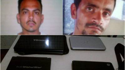 Carlos Enrique Castillo y Amado Ermelindo Barahona, ambos residentes en Concepcion Sur, fueron detenidos por el delito de robo a vivienda.