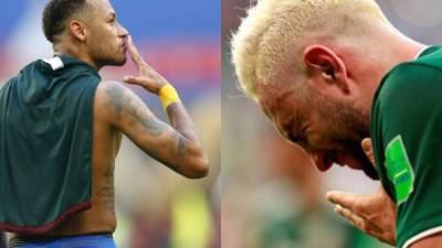 Neymar lideró la clasificación de Brasil a cuartos de final luego de que vencieron 2-0 a México. Tras el pitazo final, el crack carioca festejó por todo lo alto el pase y los mexicanos salieron destrozados. FOTOS AFP