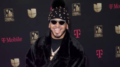El reguetonero Anuel AA, exnovio de la cantante colombiana Karol G.