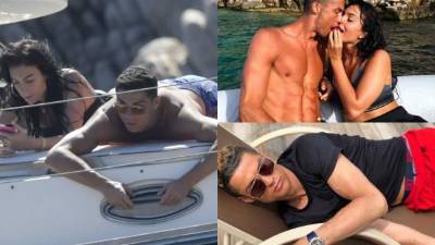 El delantero portugués Cristiano Ronaldo se tomó unas mini vacaciones junto a su novia, Georgina Rodríguez. Escogió un lugar en donde es ídolo un exjugador hondureño. FOTOS INSTAGRAM, AFP Y Grosby Group.
