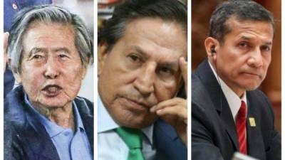 Fujimori, Toledo y Humala tienen pendientes procesos con la justicia.