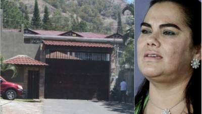 La vivienda donde vivía en la aldea El Chimbo, Santa Lucía la ex primera dama Rosa de Lobo junto a su familia fue asegurada. Ahora está en poder de la OABI.