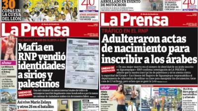 La semana pasada, LA PRENSA dejó al descubierto el tráfico en el RNP.