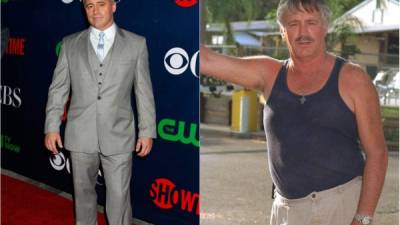 El actor Matt LeBlanc y su padre Paul LeBlanc.